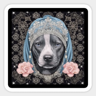 Elegant Staffy Sticker